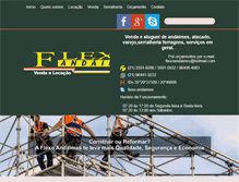 Tablet Screenshot of flexoandaimes.com.br